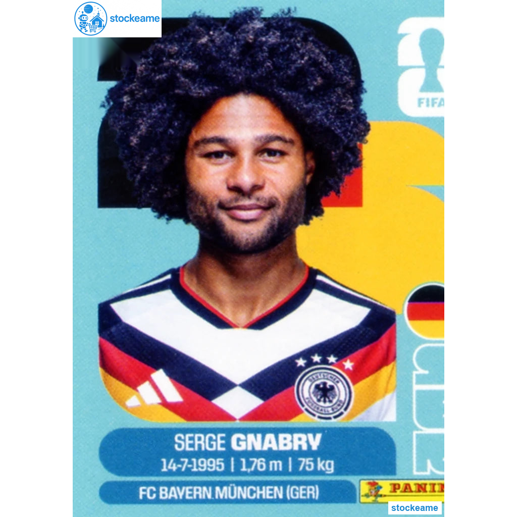 GER016 - Serge Gnabry | Germany | Panini World Cup 2026 Base Sticker