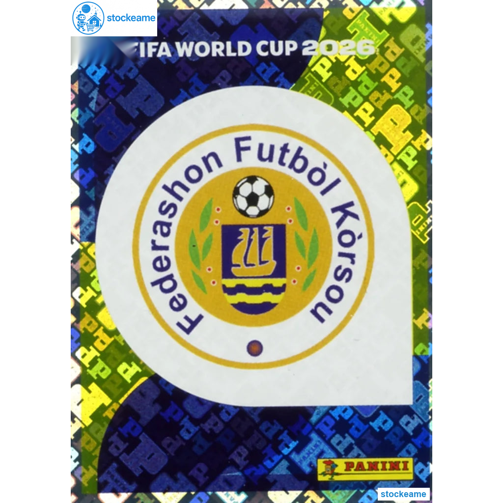 CUW001 - Emblem | Curaçao | Panini World Cup 2026 Foil Sticker