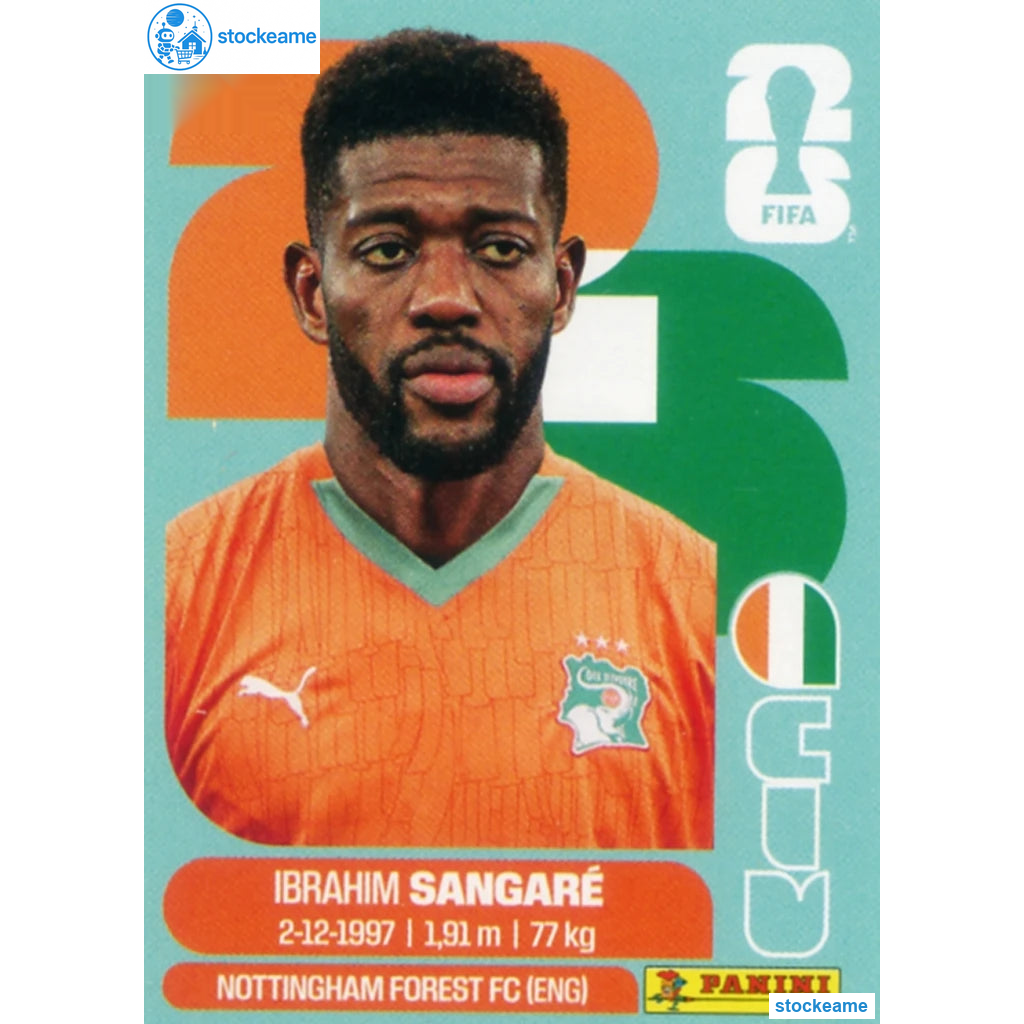 CIV012 - Ibrahim Sangare | Ivory Coast | Panini World Cup 2026 Base Sticker