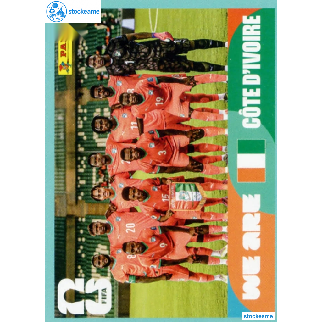 CIV013 - Team Photo | Ivory Coast | Panini World Cup 2026 Base Sticker