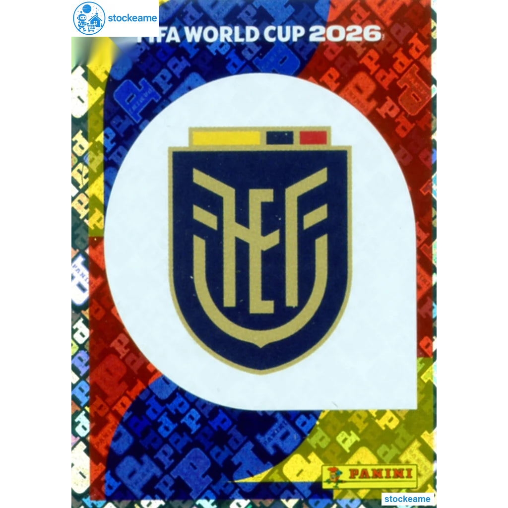 ECU001 - Emblem | Ecuador | Panini World Cup 2026 Foil Sticker