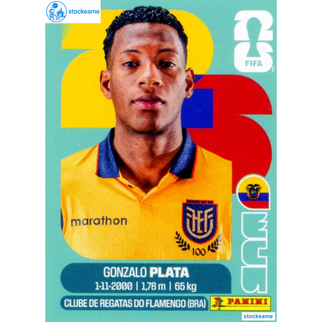 ECU016 - Gonzalo Plata | Ecuador | Panini World Cup 2026 Base Sticker