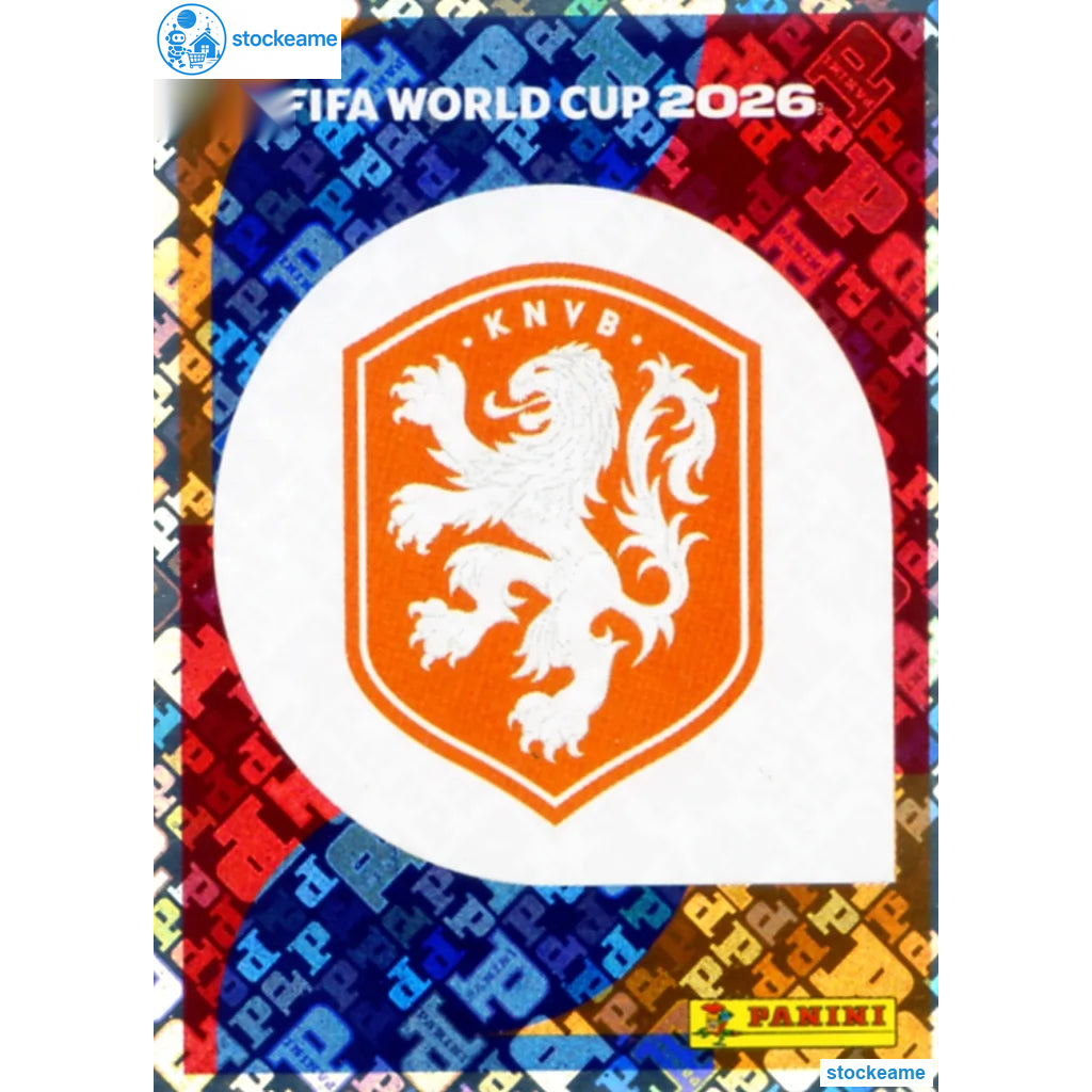 NED001 - Emblem | Netherlands | Panini World Cup 2026 Foil Sticker