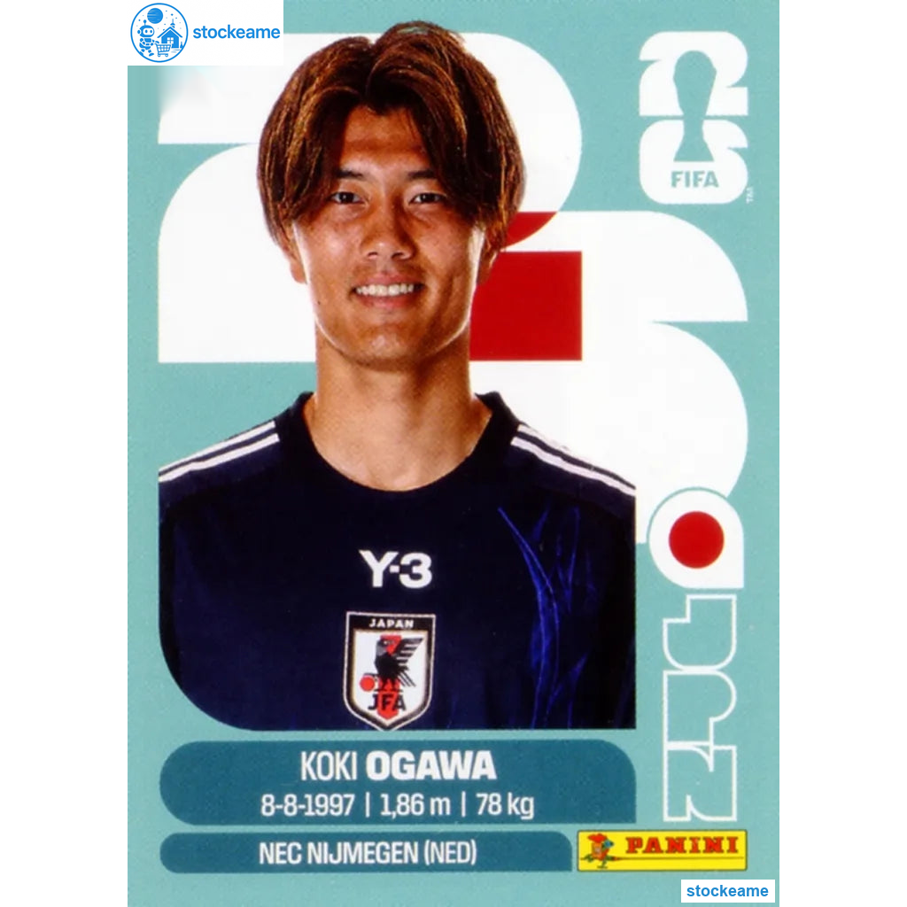 JPN019 - Koki Ogawa | Japan | Panini World Cup 2026 Base Sticker