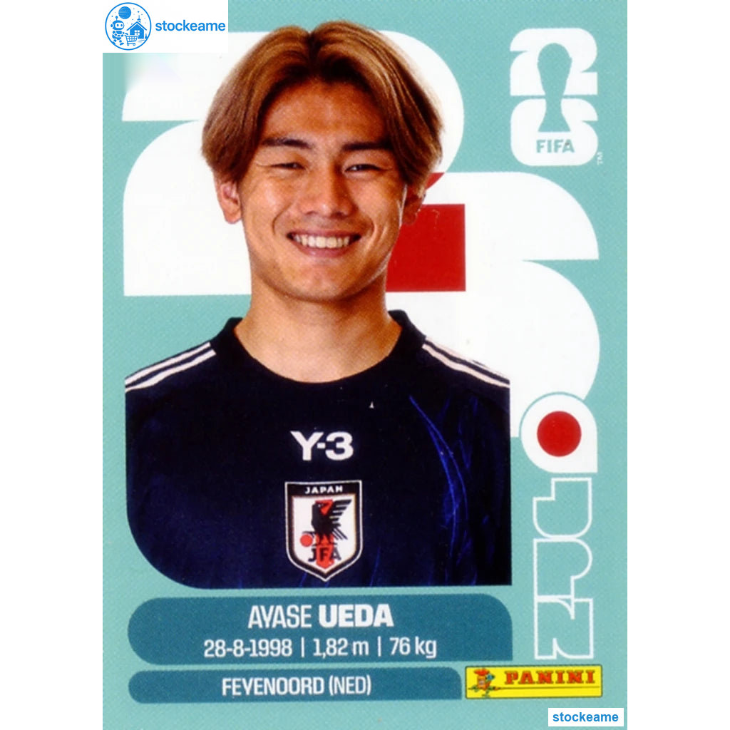JPN020 - Ayase Ueda | Japan | Panini World Cup 2026 Base Sticker