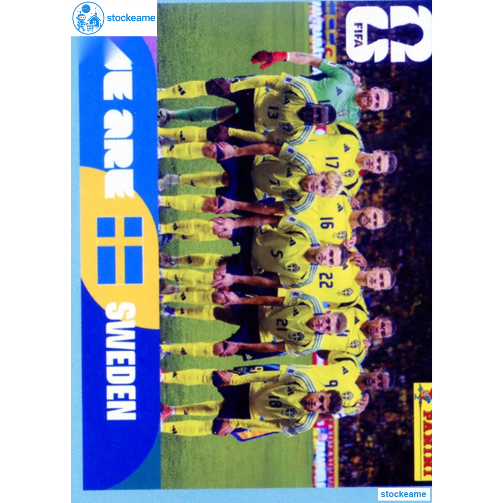 SWE013 - Team Photo | Sweden | Panini World Cup 2026 Base Sticker