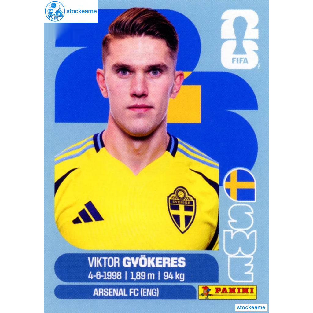 SWE020 - Viktor Gyökeres | Sweden | Panini World Cup 2026 Base Sticker