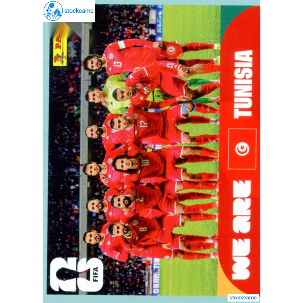 TUN013 - Team Photo | Tunisia | Panini World Cup 2026 Base Sticker