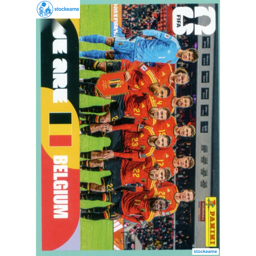 BEL013 - Team Photo | Belgium | Panini World Cup 2026 Base Sticker
