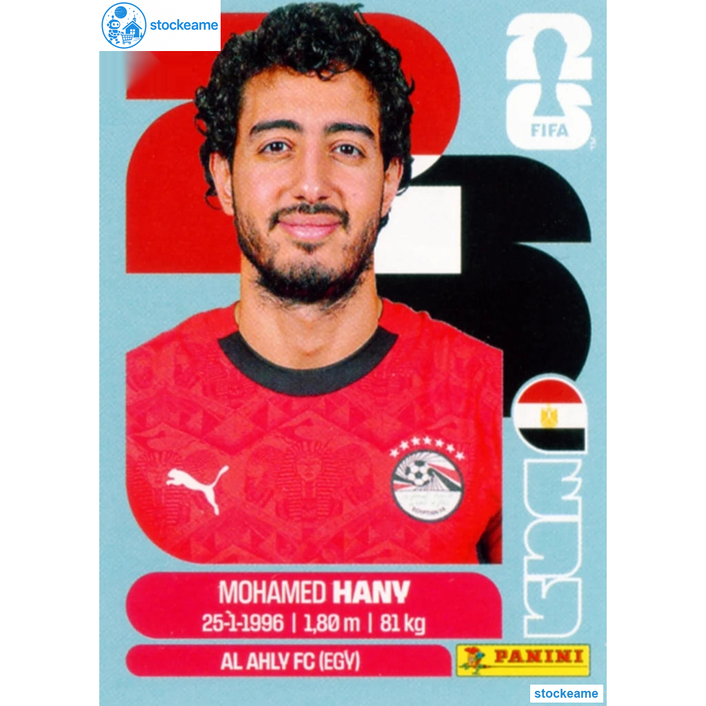 EGY003 - Mohamed Hany | Egypt | Panini World Cup 2026 Base Sticker