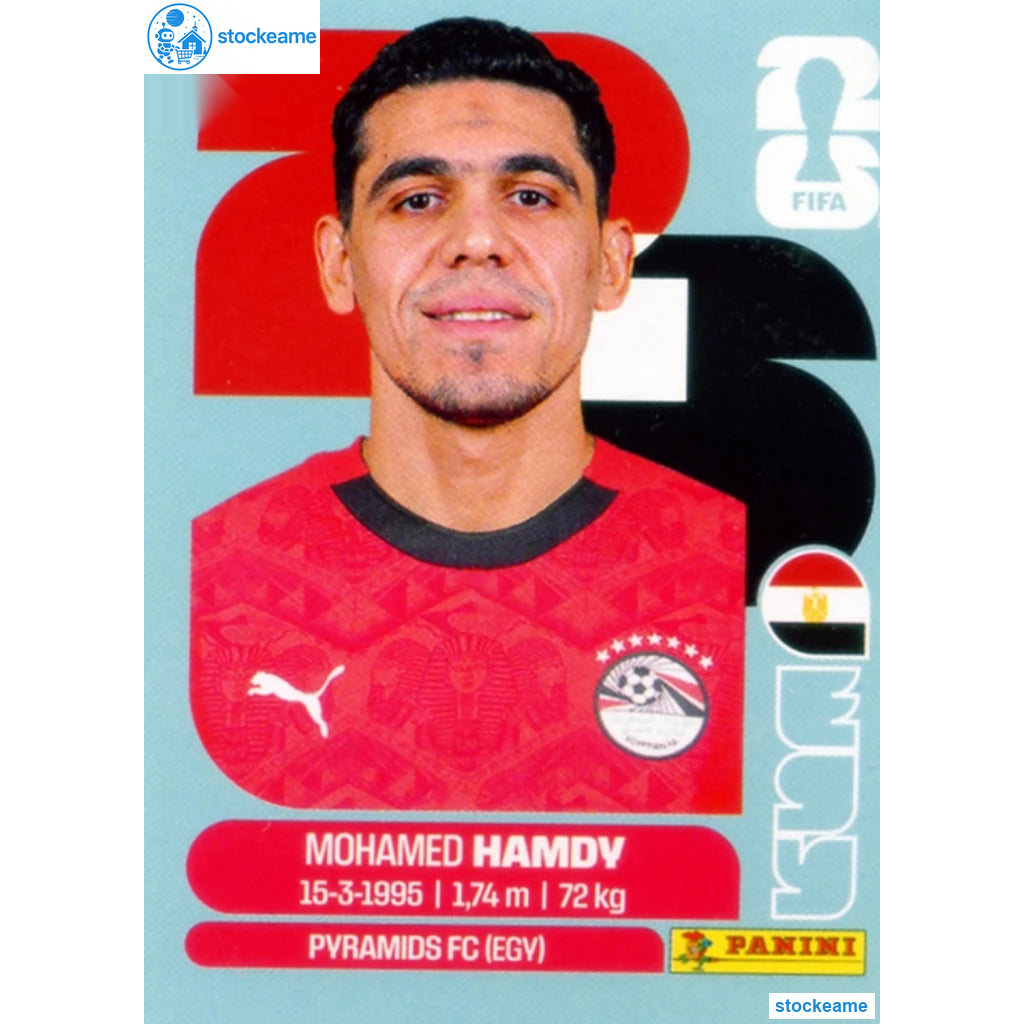 EGY004 - Mohamed Hamdy | Egypt | Panini World Cup 2026 Base Sticker