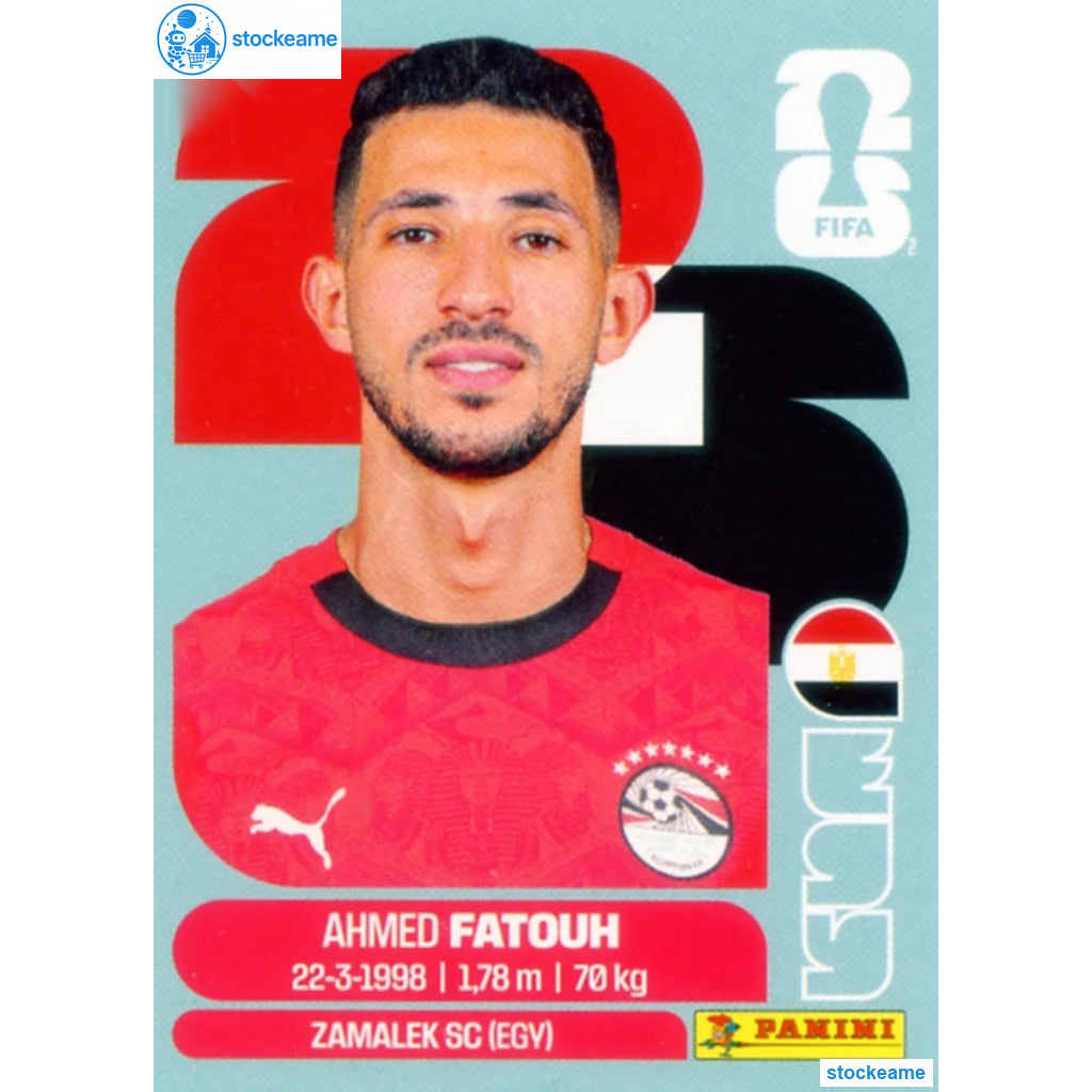 EGY009 - Ahmed Fatouh | Egypt | Panini World Cup 2026 Base Sticker