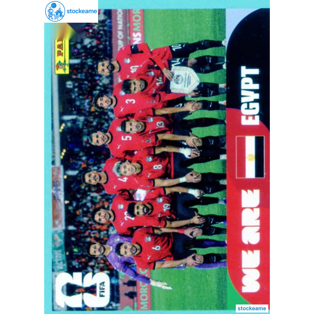 EGY013 - Team Photo | Egypt | Panini World Cup 2026 Base Sticker