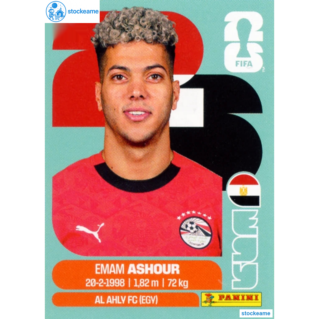 EGY015 - Emam Ashour | Egypt | Panini World Cup 2026 Base Sticker