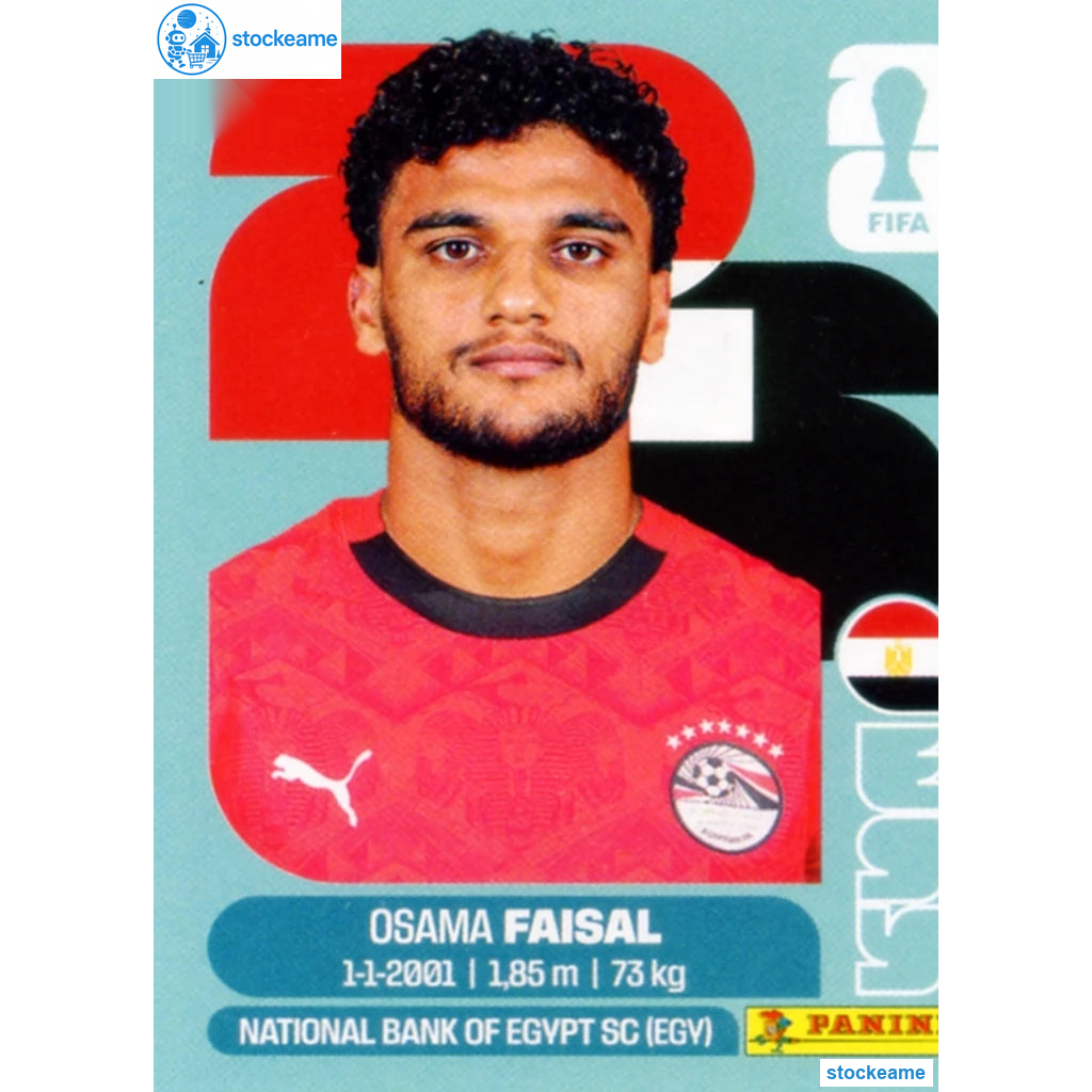 EGY016 - Osama Faisal | Egypt | Panini World Cup 2026 Base Sticker