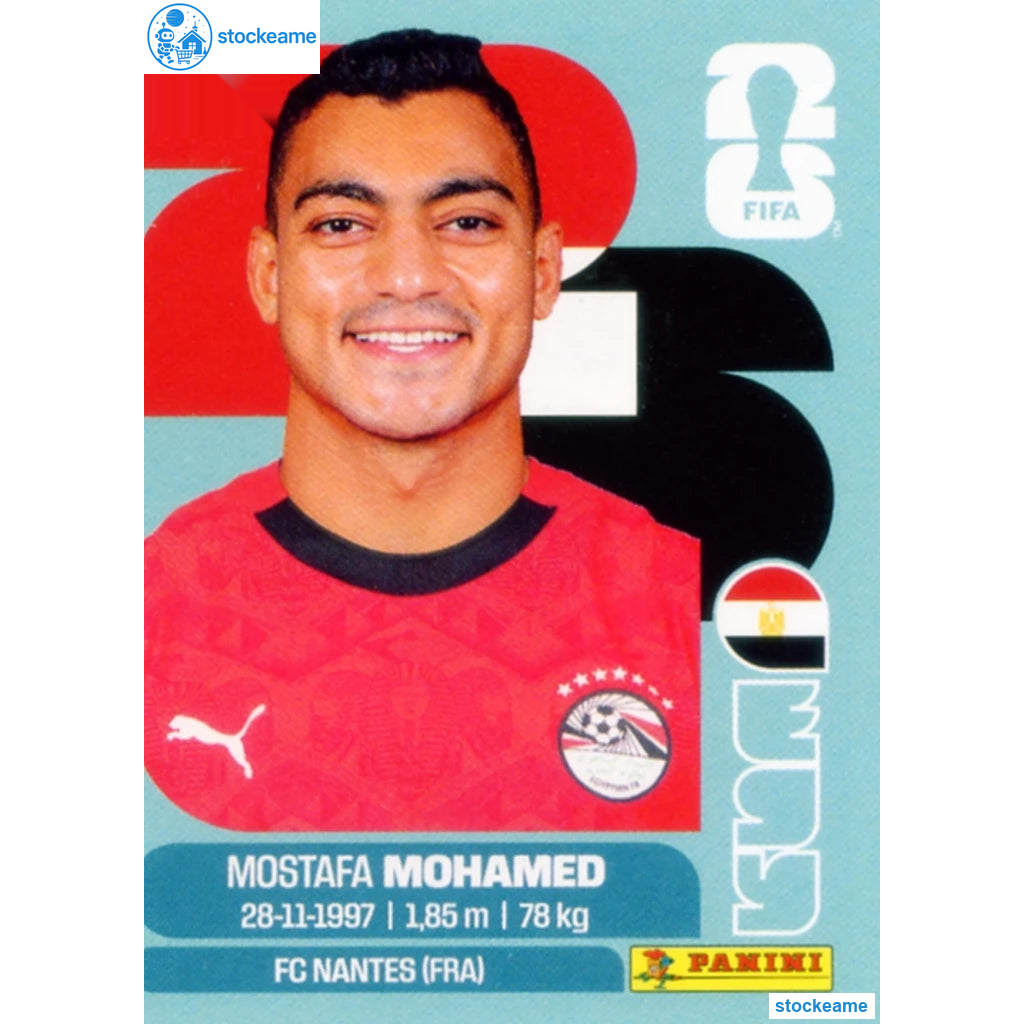 EGY018 - Mostafa Mohamed | Egypt | Panini World Cup 2026 Base Sticker