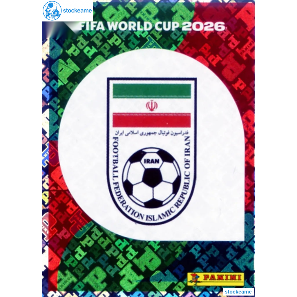 IRN001 - Emblem | Iran | Panini World Cup 2026 Foil Sticker