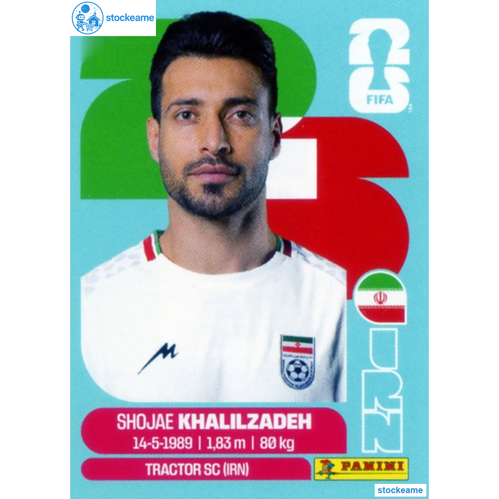 IRN006 - Shojae Khalilzadeh | Iran | Panini World Cup 2026 Base Sticker