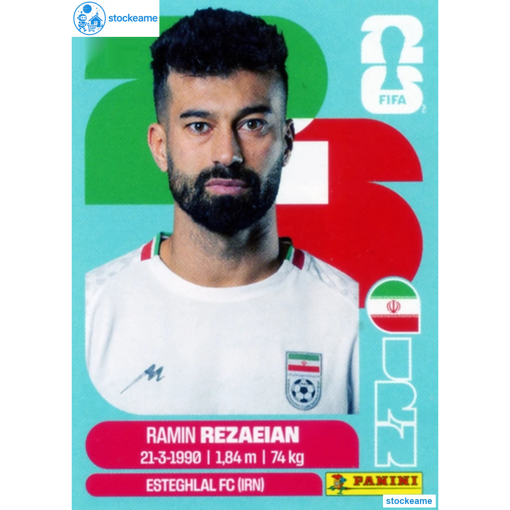 IRN007 - Ramin Rezaeian | Iran | Panini World Cup 2026 Base Sticker