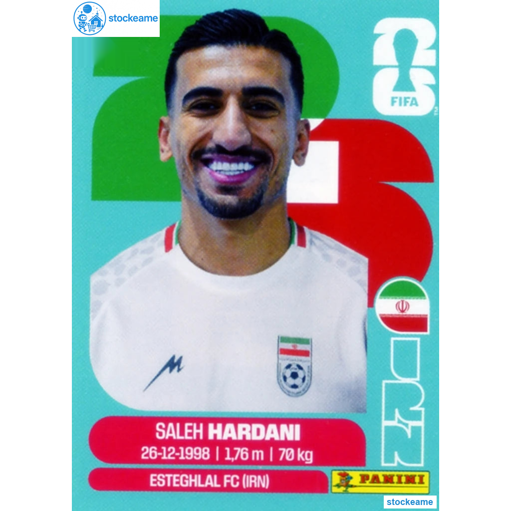 IRN010 - Saleh Hardani | Iran | Panini World Cup 2026 Base Sticker