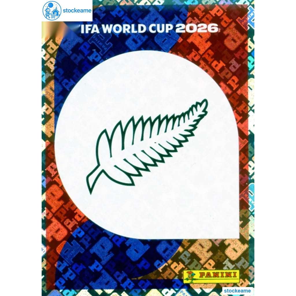 NZL001 - Emblem | New Zealand | Panini World Cup 2026 Foil Sticker