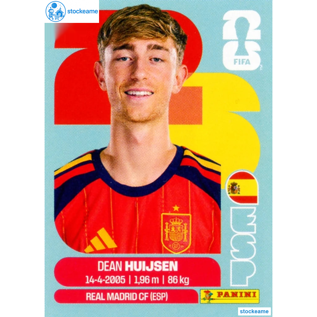 ESP005 - Dean Huijsen | Spain | Panini World Cup 2026 Base Sticker