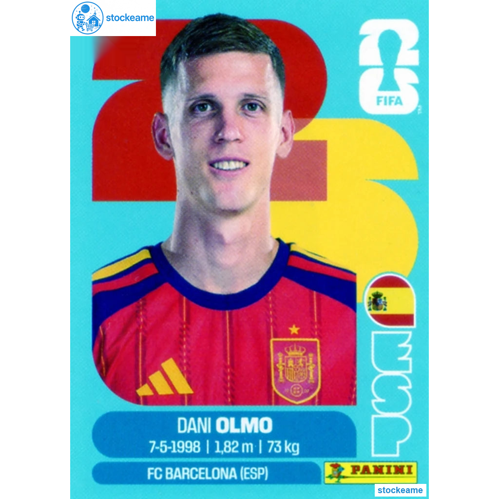 ESP016 - Dani Olmo | Spain | Panini World Cup 2026 Base Sticker