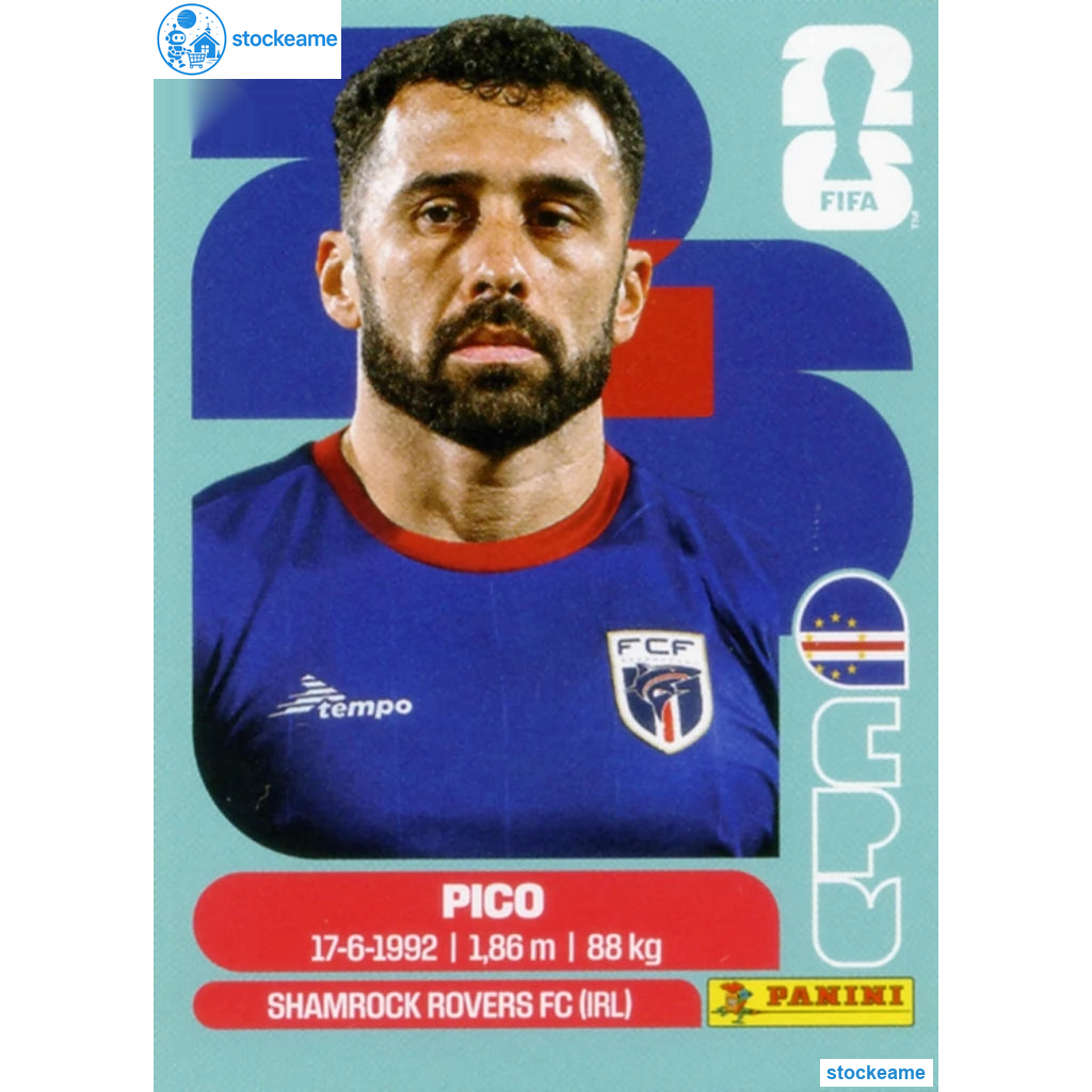 CPV004 - Pico | Cape Verde | Panini World Cup 2026 Base Sticker