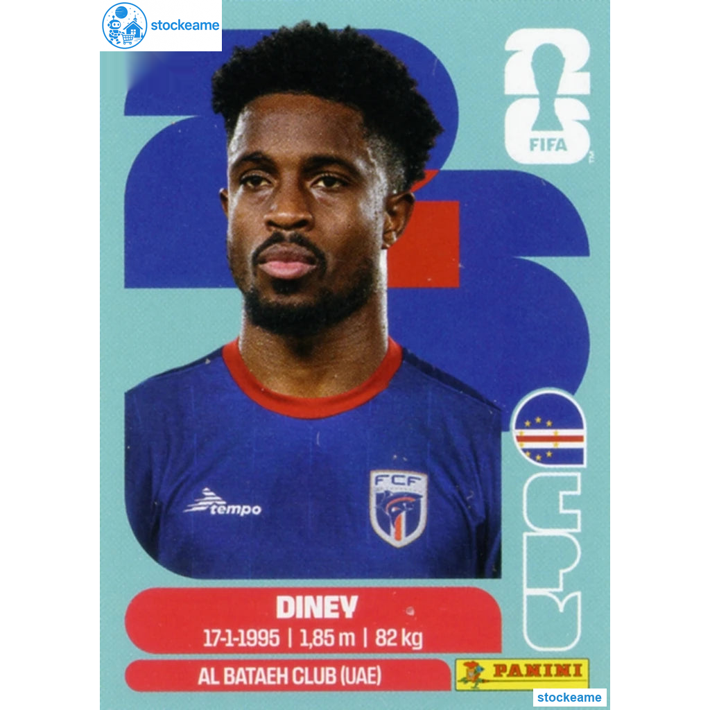 CPV005 - Diney | Cape Verde | Panini World Cup 2026 Base Sticker