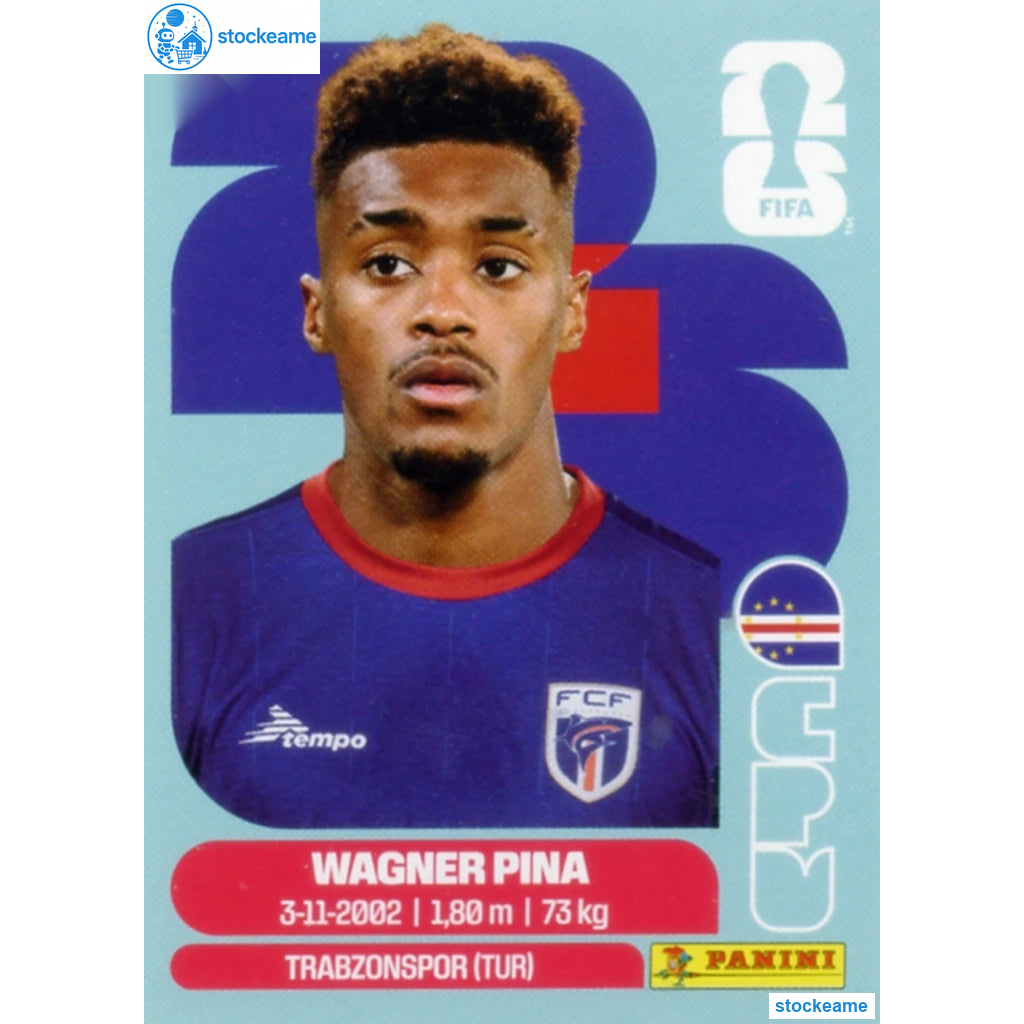 CPV007 - Wagner Pina | Cape Verde | Panini World Cup 2026 Base Sticker