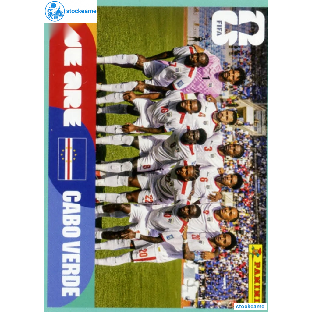 CPV013 - Team Photo | Cape Verde | Panini World Cup 2026 Base Sticker
