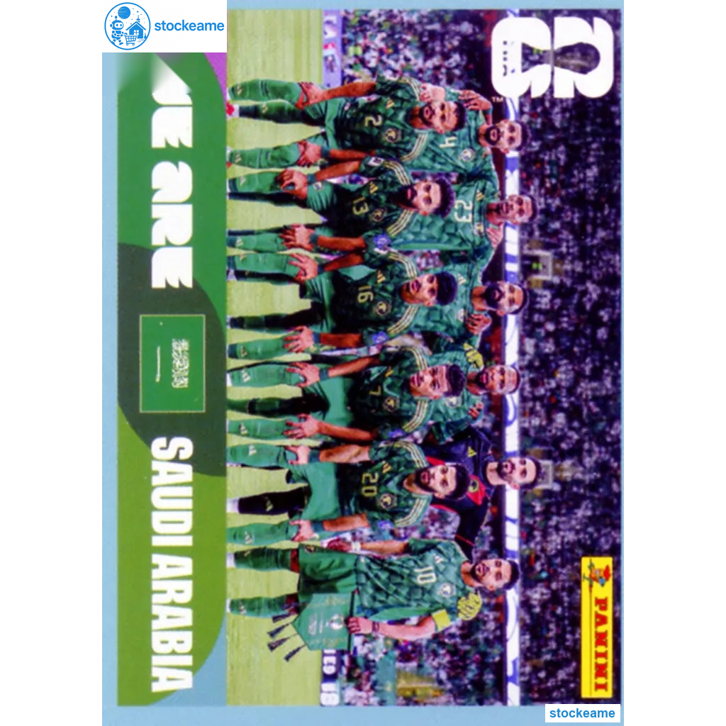 KSA013 - Team Photo | Saudi Arabia | Panini World Cup 2026 Base Sticker