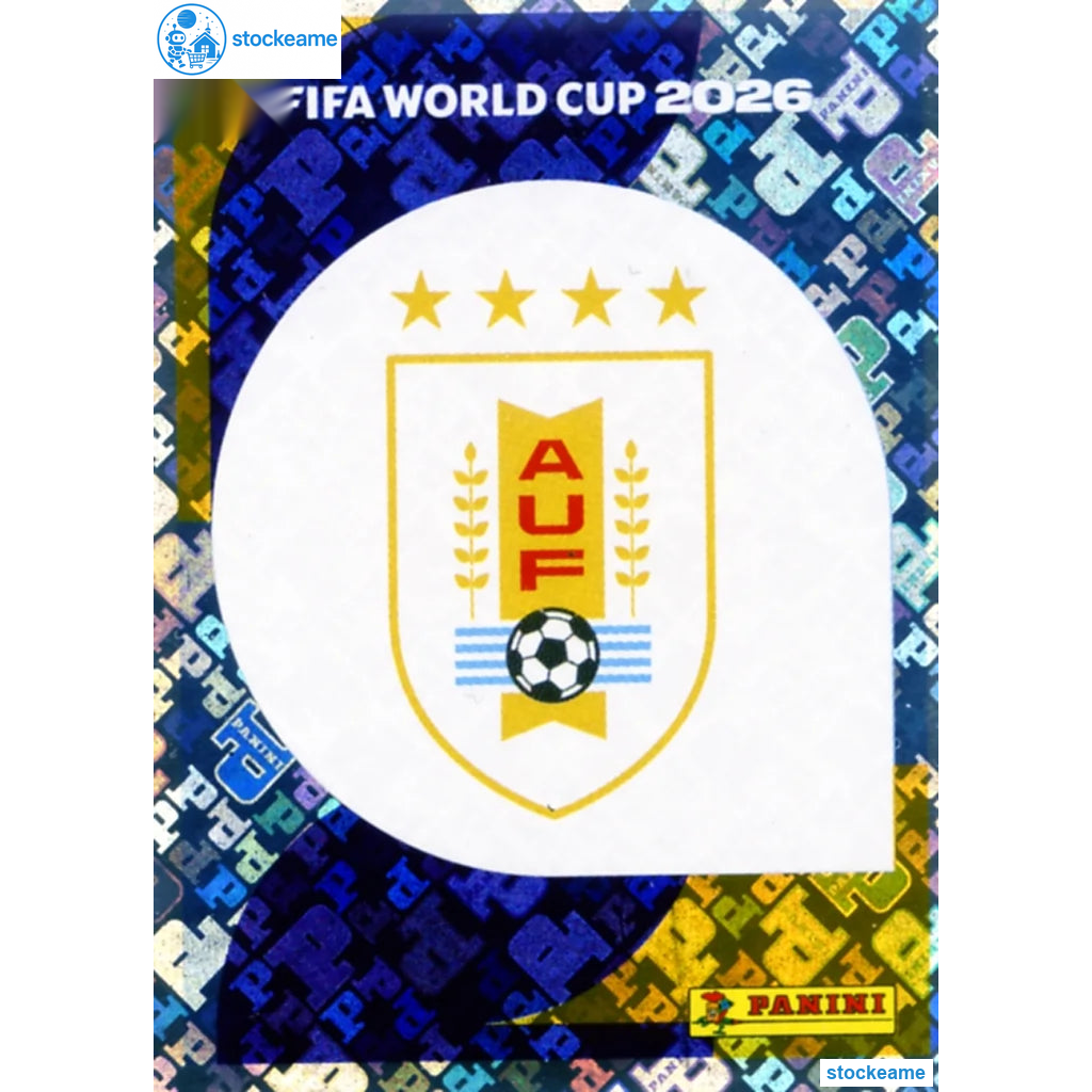 URU001 - Emblem | Uruguay | Panini World Cup 2026 Foil Sticker