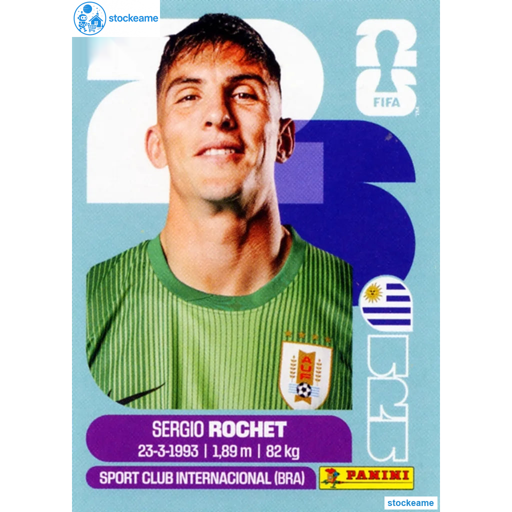 URU002 - Sergio Rochet | Uruguay | Panini World Cup 2026 Base Sticker