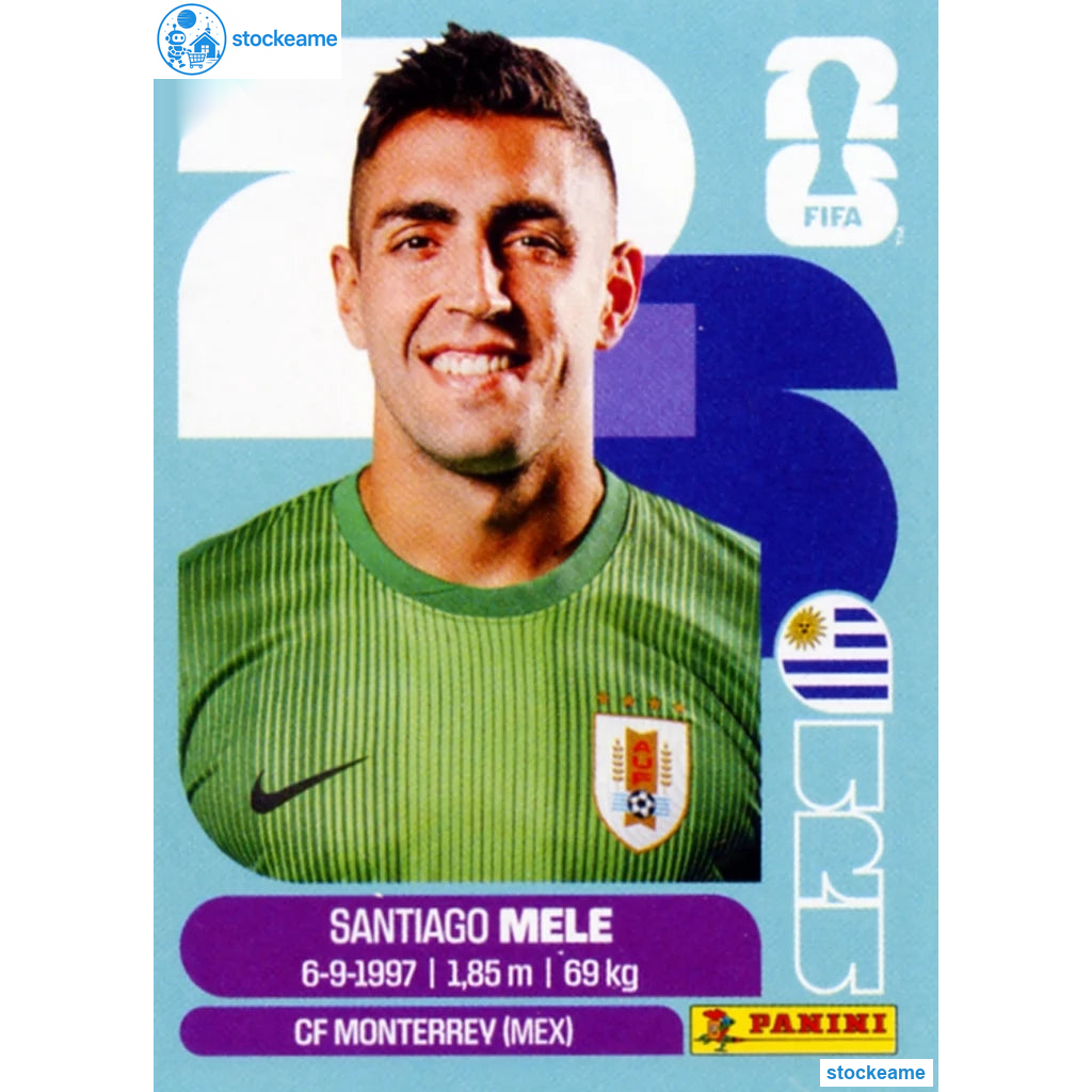 URU003 - Santiago Mele | Uruguay | Panini World Cup 2026 Base Sticker
