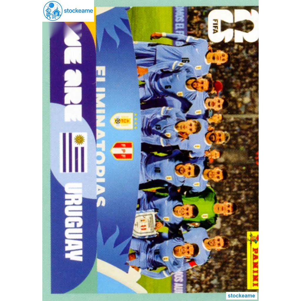 URU013 - Team Photo | Uruguay | Panini World Cup 2026 Base Sticker