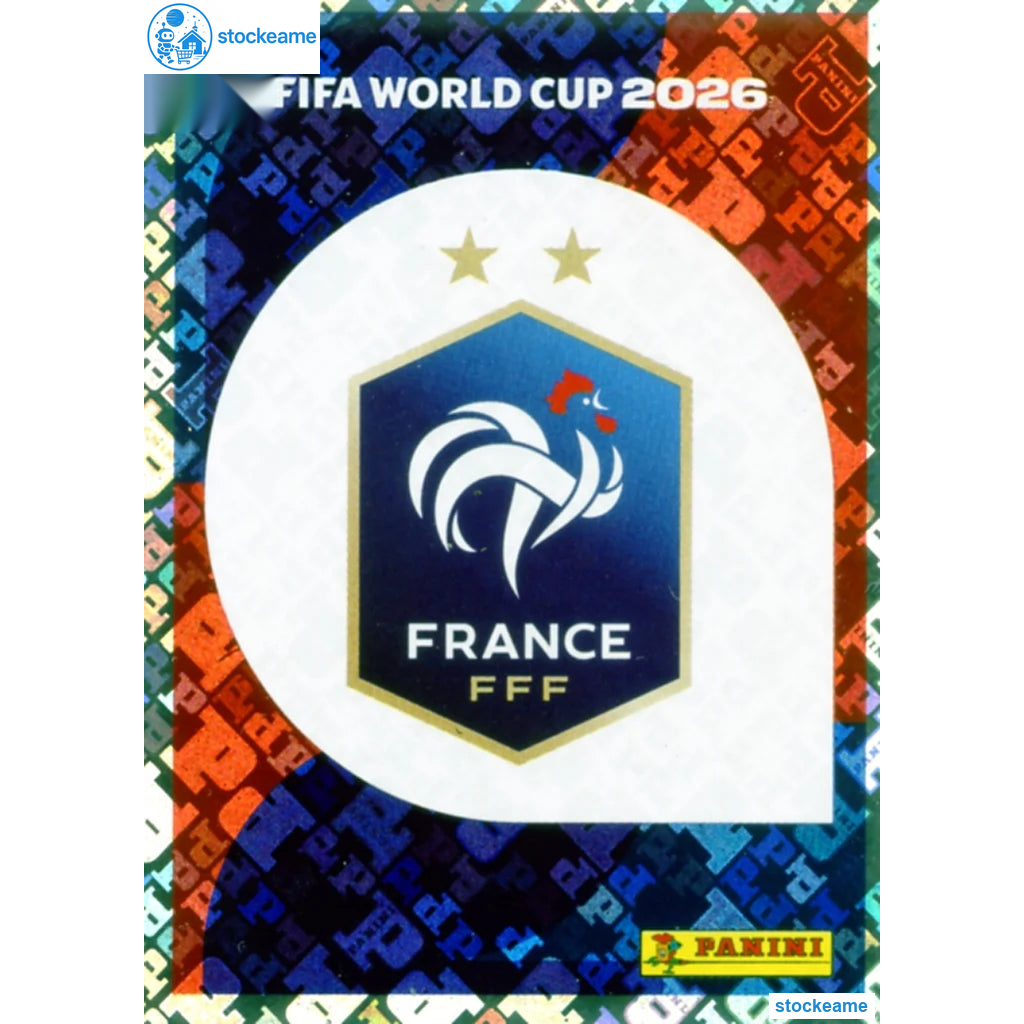 FRA001 - Emblem | France | Panini World Cup 2026 Foil Sticker