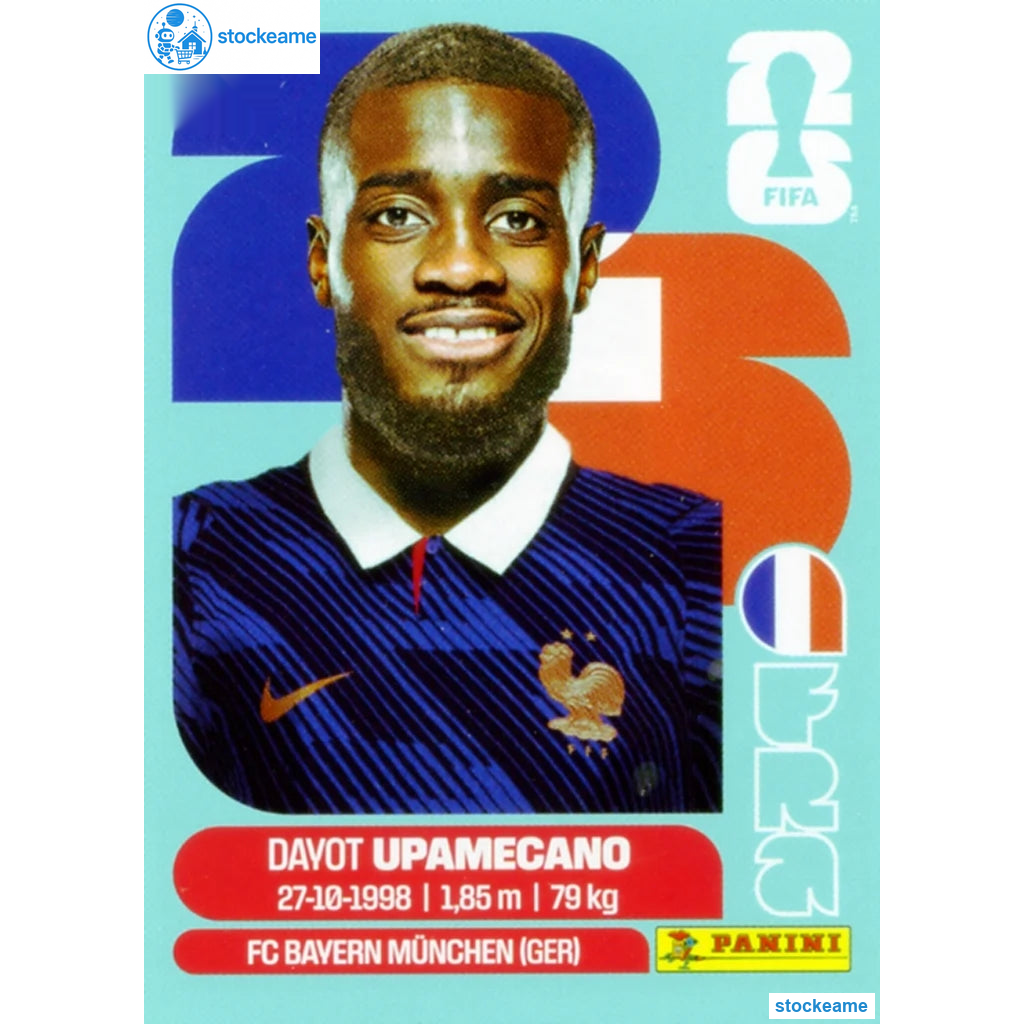 FRA007 - Dayot Upamecano | France | Panini World Cup 2026 Base Sticker