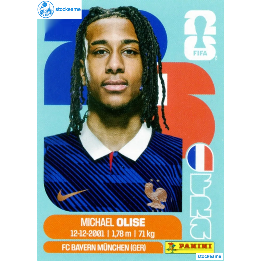 FRA014 - Michael Olise | France | Panini World Cup 2026 Base Sticker
