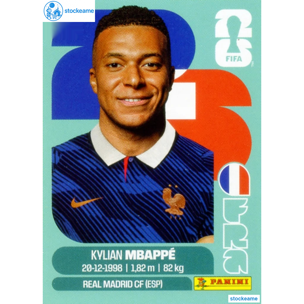 FRA020 - Kylian Mbappe | France | Panini World Cup 2026 Base Sticker