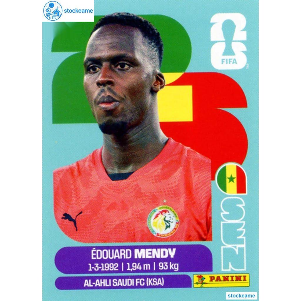 SEN002 - Eduardo Mendy | Senegal | Panini World Cup 2026 Base Sticker