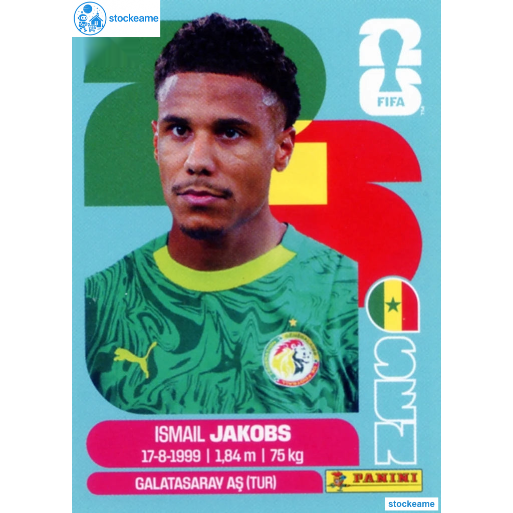 SEN006 - Ismail Jakobs | Senegal | Panini World Cup 2026 Base Sticker