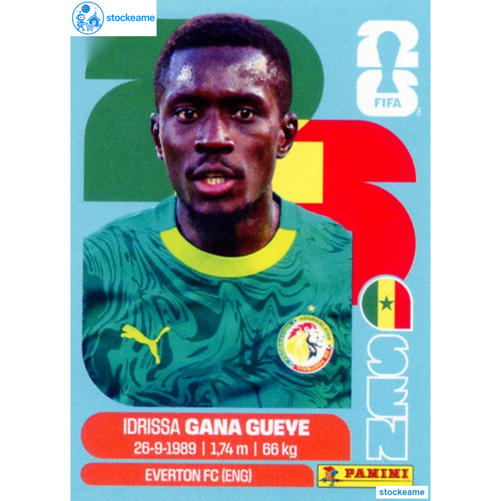 SEN009 - Idrissa Gana Gueye | Senegal | Panini World Cup 2026 Base Sticker
