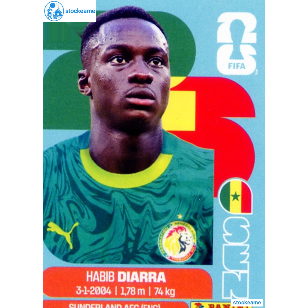 SEN012 - Habib Diarra | Senegal | Panini World Cup 2026 Base Sticker