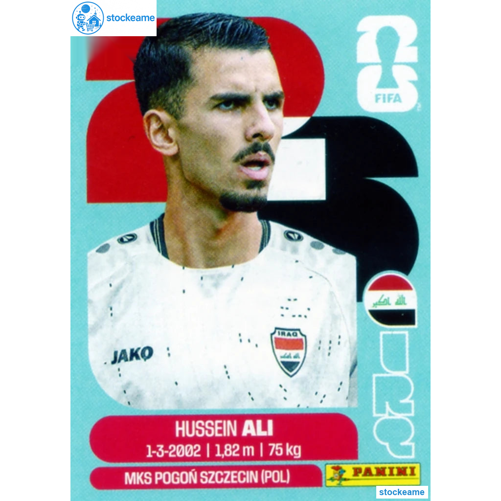 IRQ004 - Hussein Ali | Iraq | Panini World Cup 2026 Base Sticker