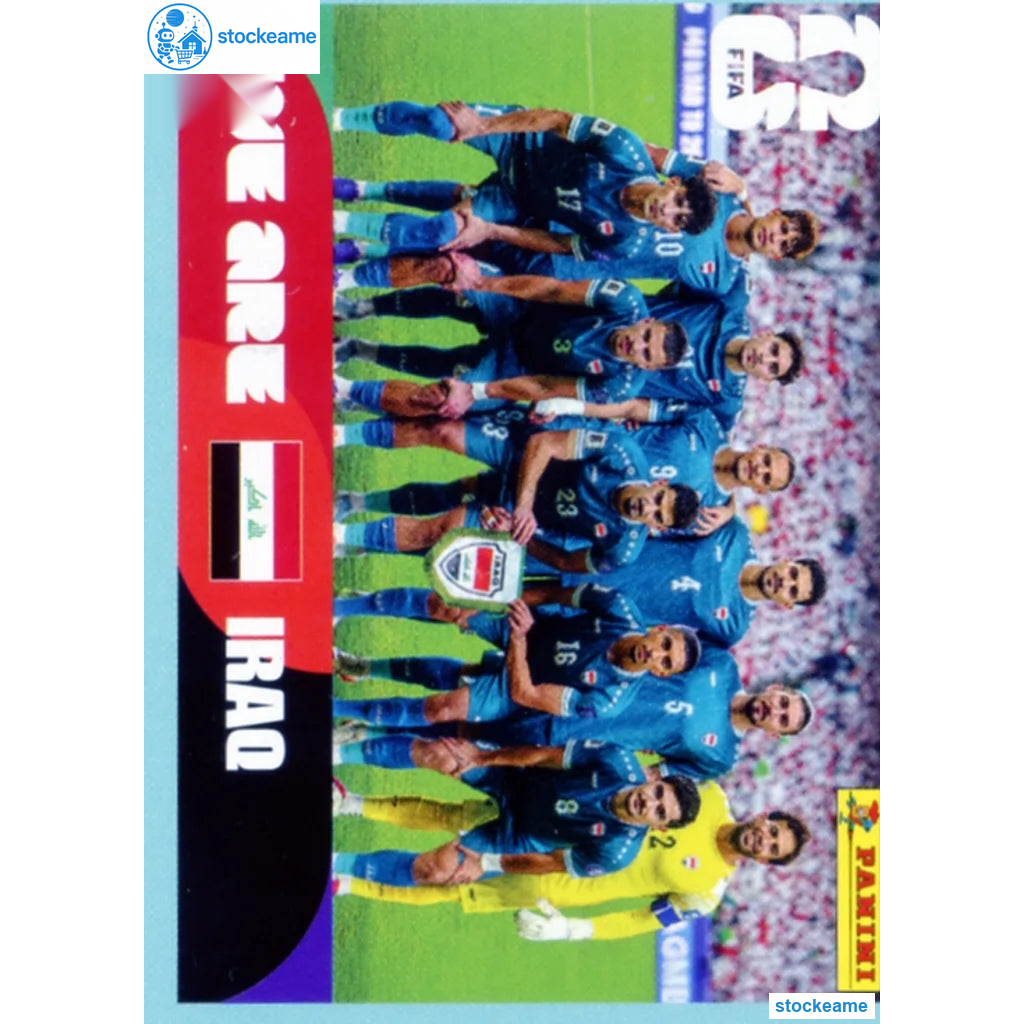 IRQ013 - Team Photo | Iraq | Panini World Cup 2026 Base Sticker