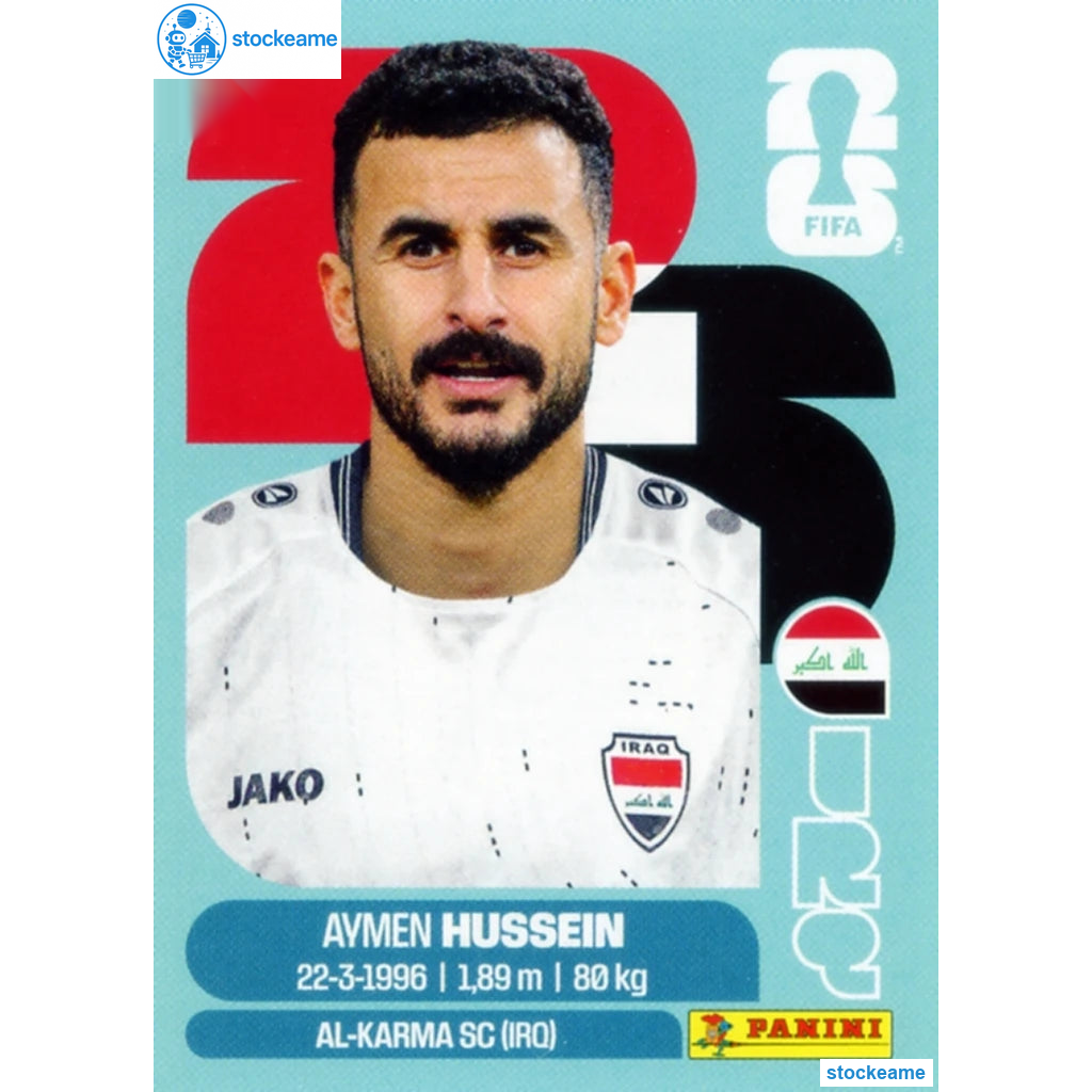 IRQ019 - Aymen Hussein | Iraq | Panini World Cup 2026 Base Sticker