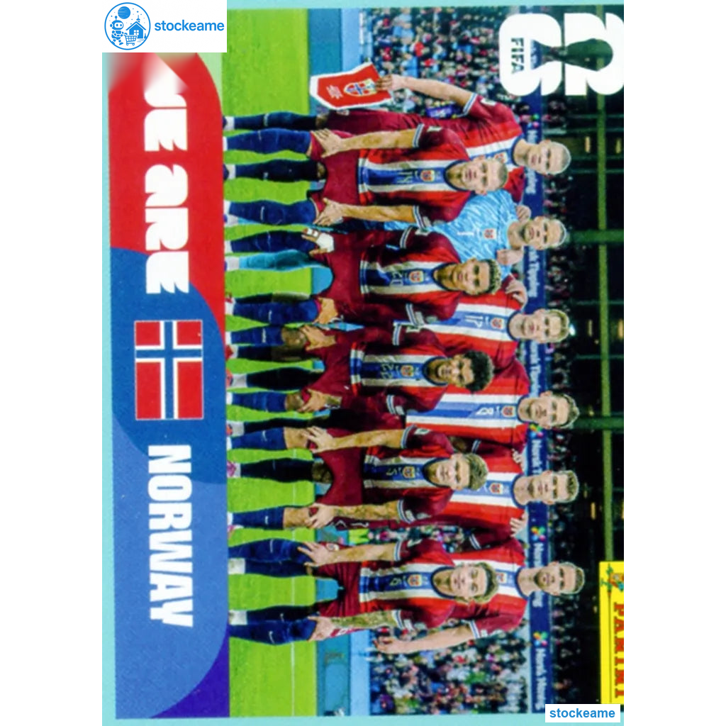 NOR013 - Team Photo | Norway | Panini World Cup 2026 Base Sticker