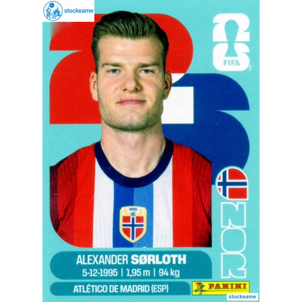 NOR016 - Alexander Sørloth | Norway | Panini World Cup 2026 Base Sticker