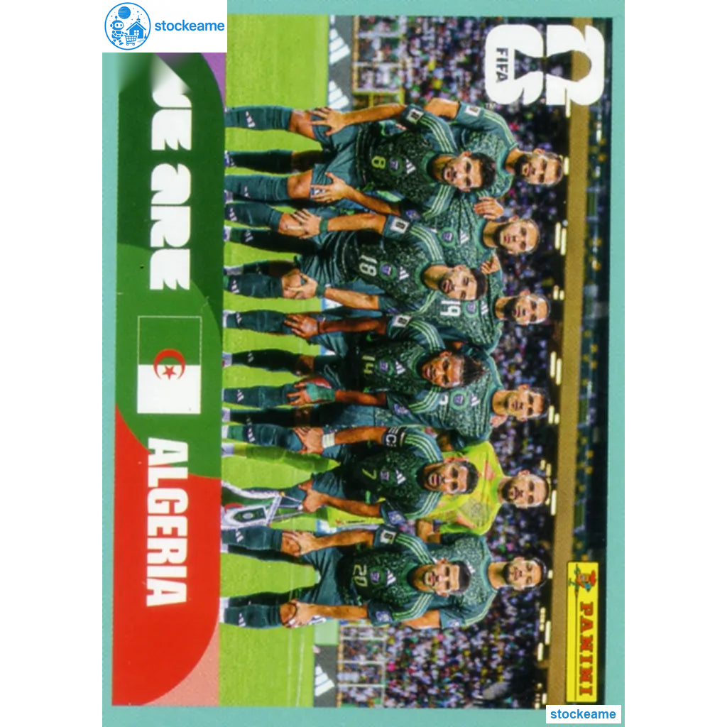 ALG013 - Team Photo | Algeria | Panini World Cup 2026 Base Sticker